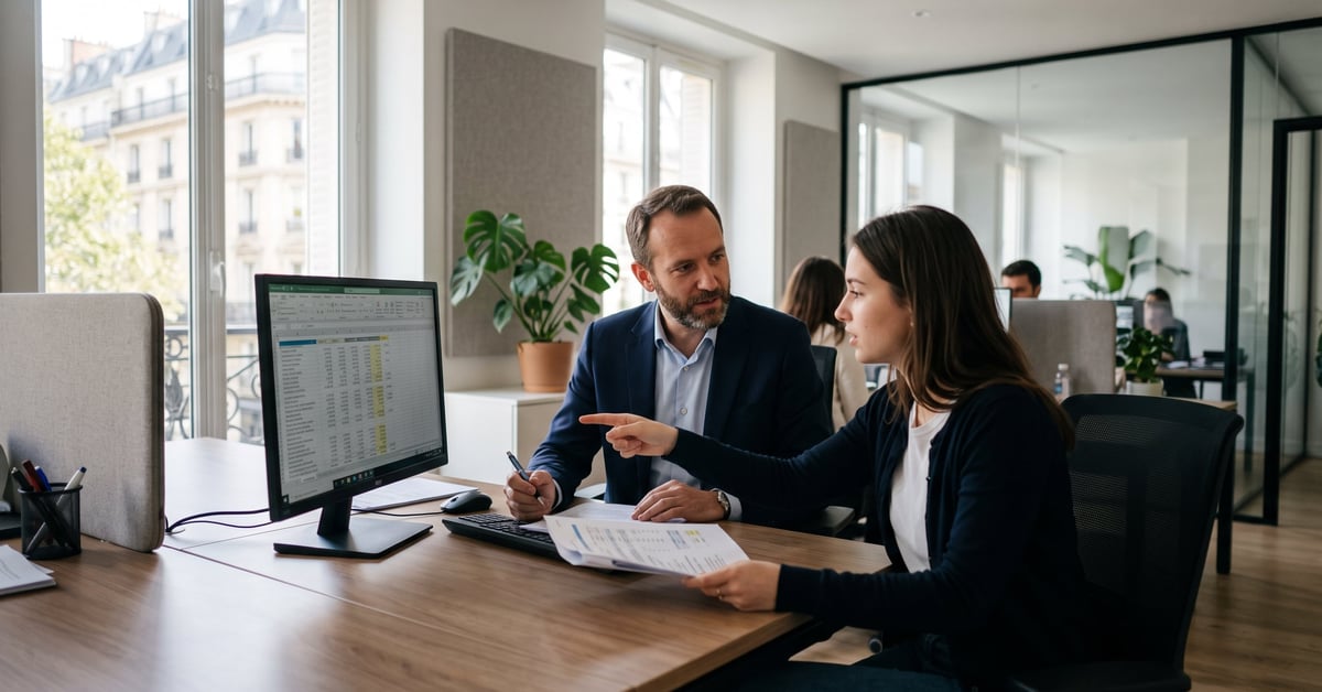 Cabinet expertise comptable Paris - bureau moderne d'un expert-comptable parisien