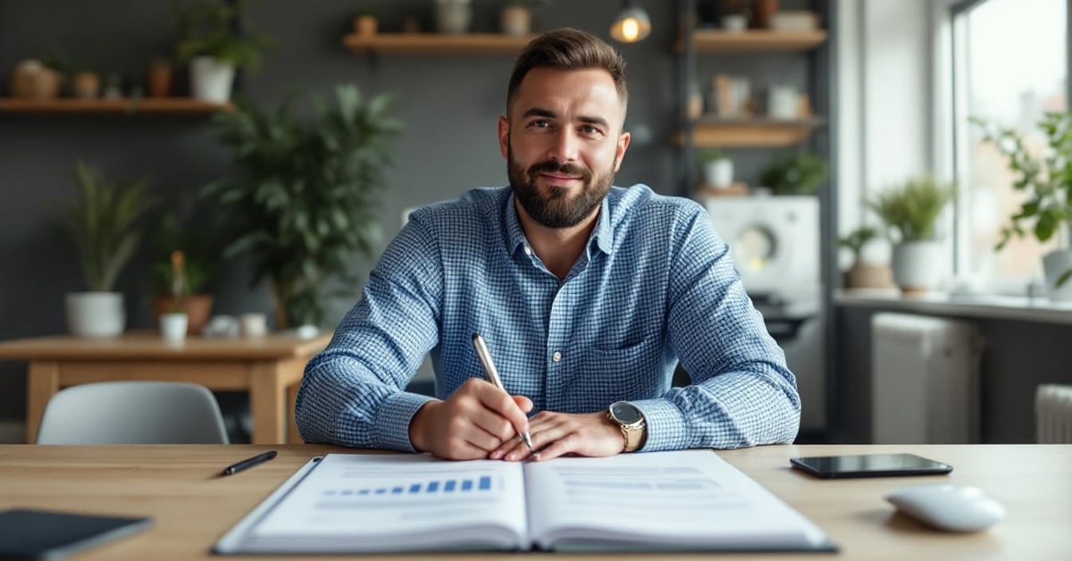 Bilan comptable pour association : documents financiers et registres comptables sur un bureau professionnel