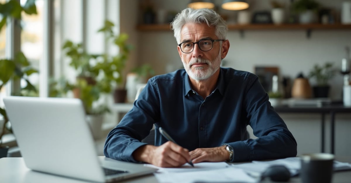Exemple liasse fiscale : documents comptables et formulaires fiscaux sur un bureau professionnel