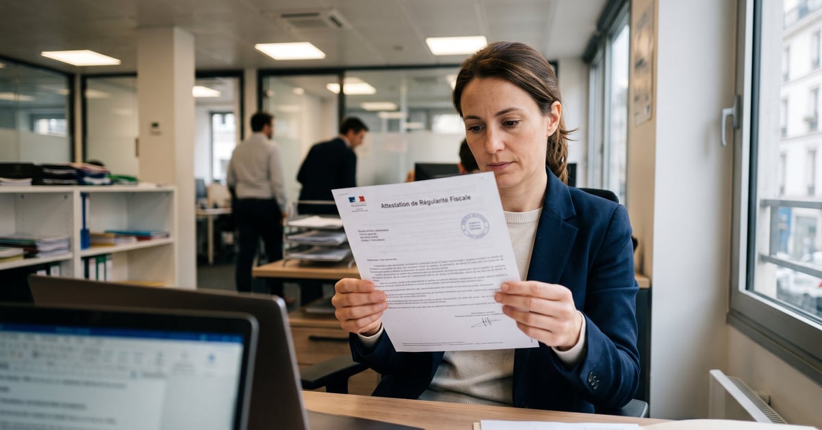 Attestation de régularité fiscale : document officiel pour justifier sa conformité fiscale auprès des administrations